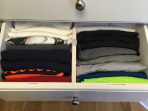 drawer divider in use